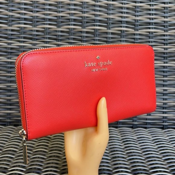 Kate Spade Staci Large Continental Wallet Gazpacho - Picture 2 of 15